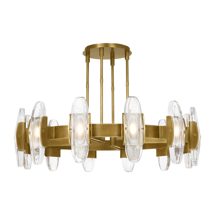 Visual Comfort Modern Wythe 700WYT12BR-LED927 Chandelier Light - Plated Brass