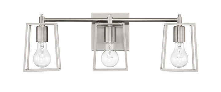 Craftmade Dunn 12123BNK3 Bath Vanity Light 23 in. wide - Brushed Polished Nickel