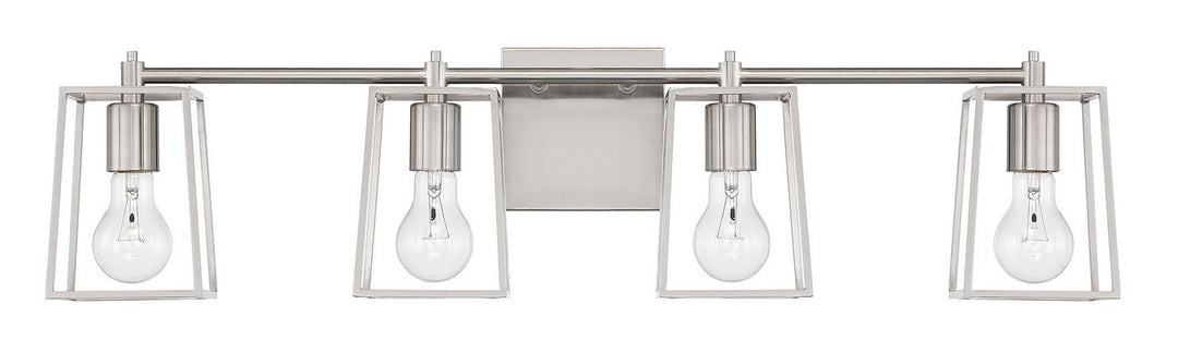 Craftmade Dunn 12132BNK4 Bath Vanity Light 32 in. wide - Brushed Polished Nickel