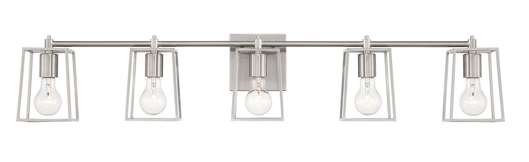 Craftmade Dunn 12141BNK5 Bath Vanity Light 41 in. wide - Brushed Polished Nickel