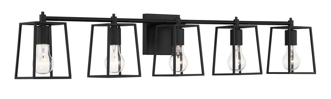 Craftmade Dunn 12141FB5 Bath Vanity Light 41 in. wide - Flat Black
