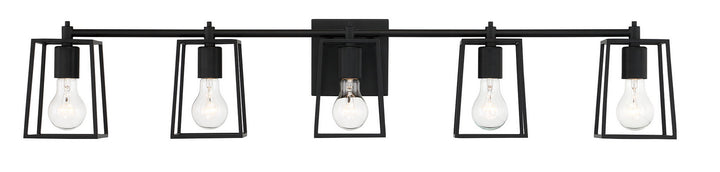 Craftmade Dunn 12141FB5 Bath Vanity Light 41 in. wide - Flat Black