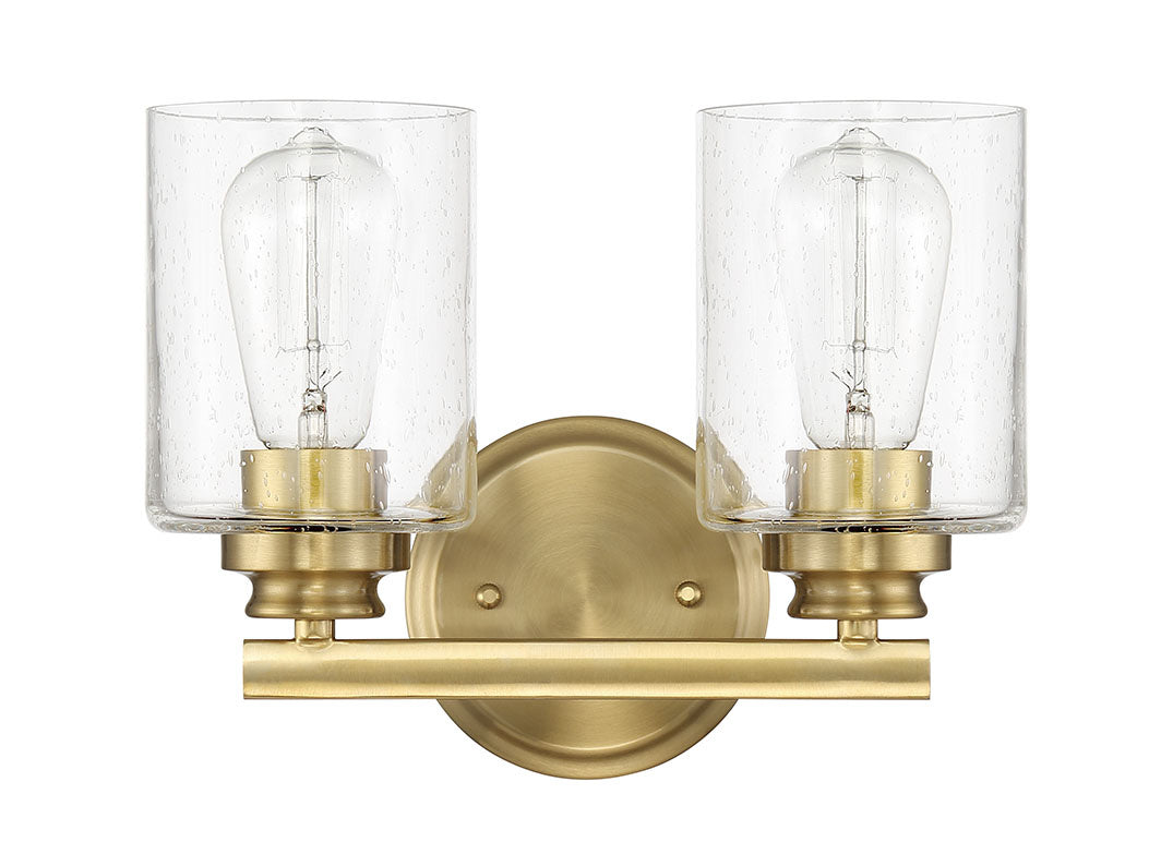 Craftmade Bolden 50502-SB Bath Vanity Light 13 in. wide - Satin Brass