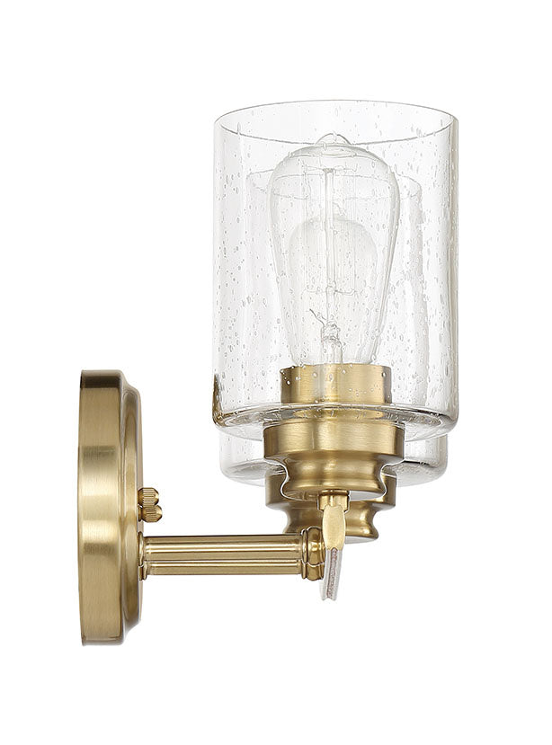 Craftmade Bolden 50502-SB Bath Vanity Light 13 in. wide - Satin Brass