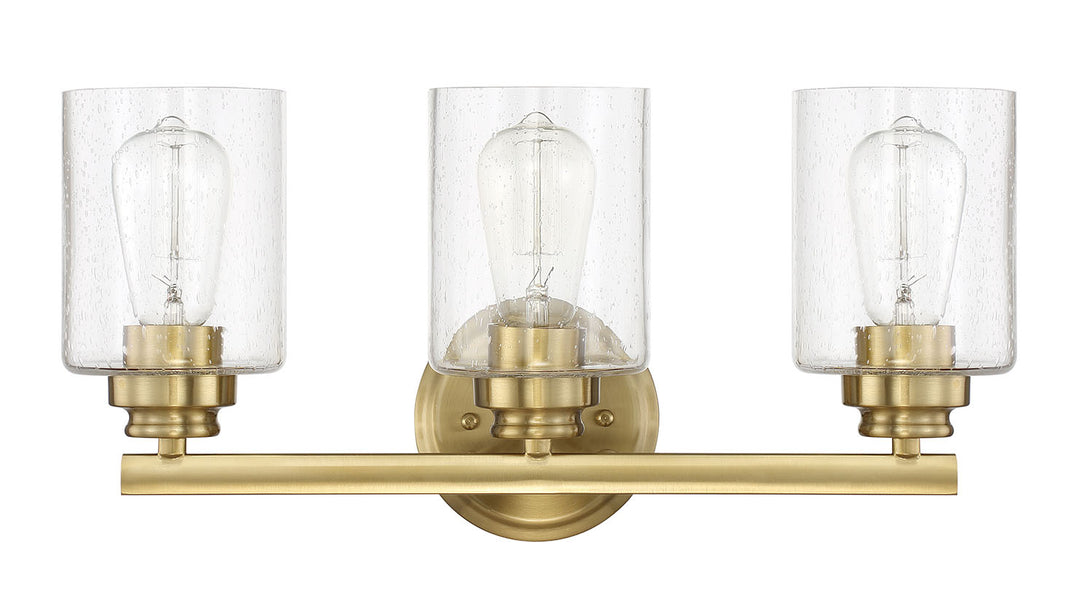 Craftmade Bolden 50503-SB Bath Vanity Light 18 in. wide - Satin Brass