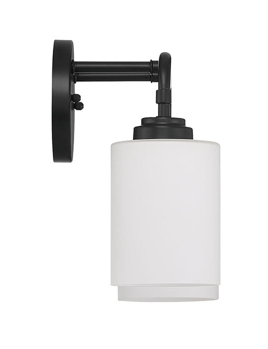 Craftmade Stowe 56002-FB Bath Vanity Light 15 in. wide - Flat Black