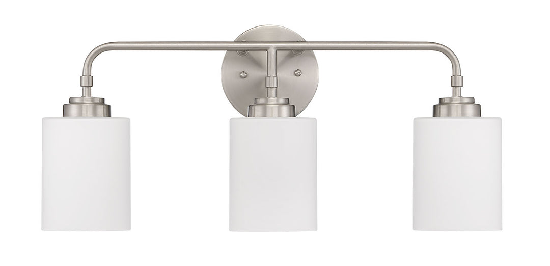 Craftmade Stowe 56003-BNK Bath Vanity Light 22 in. wide - Brushed Polished Nickel