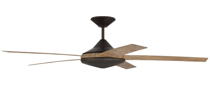 Craftmade Delaney DLY60ESP5 Ceiling Fan 60 - Espresso, Mesquite/Mesquite/