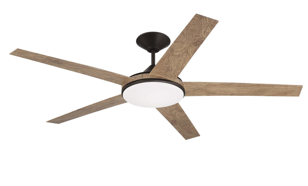 Craftmade Delaney DLY60ESP5 Ceiling Fan 60 - Espresso, Mesquite/Mesquite/