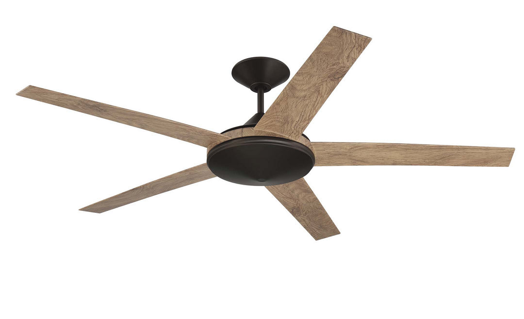 Craftmade Delaney DLY60ESP5 Ceiling Fan 60 - Espresso, Mesquite/Mesquite/