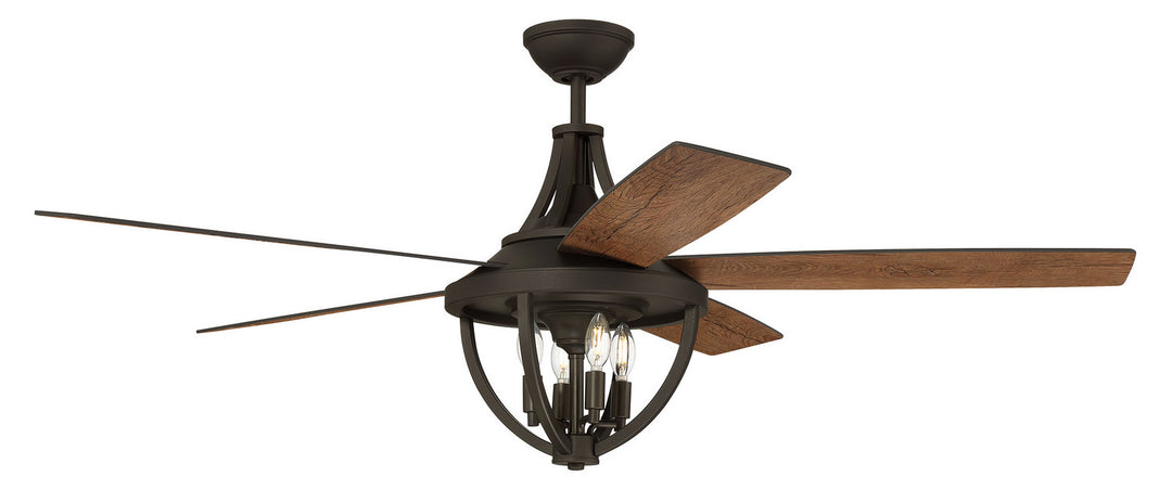 Craftmade Nash NSH56ESP5 Ceiling Fan 56 - Espresso, Espresso/Mesquite/