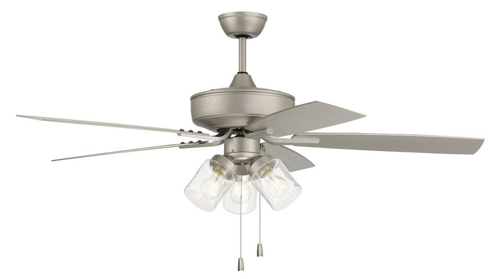 Craftmade Outdoor Pro Plus 104 OP104PN5 Ceiling Fan 52 - Painted Nickel, Brushed Nickel/Brushed Nickel/