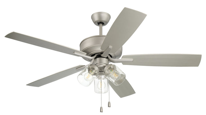 Craftmade Outdoor Pro Plus 104 OP104PN5 Ceiling Fan 52 - Painted Nickel, Brushed Nickel/Brushed Nickel/