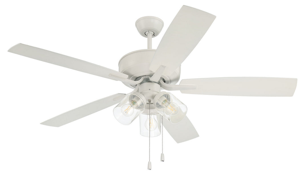 Craftmade Outdoor Pro Plus 104 OP104W5 Ceiling Fan 52 - White, White/White/