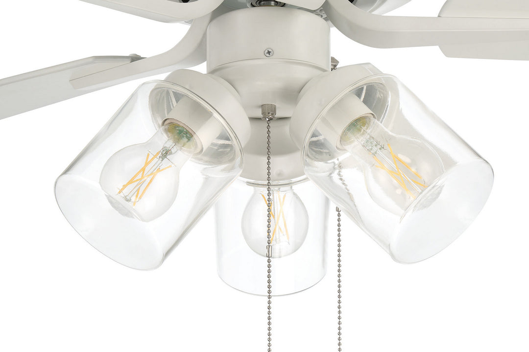 Craftmade Outdoor Pro Plus 104 OP104W5 Ceiling Fan 52 - White, White/White/