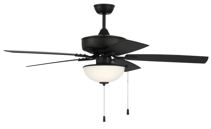 Craftmade Outdoor Pro Plus 211 OP211FB5 Ceiling Fan 52 - Flat Black, Flat Black/Flat Black/