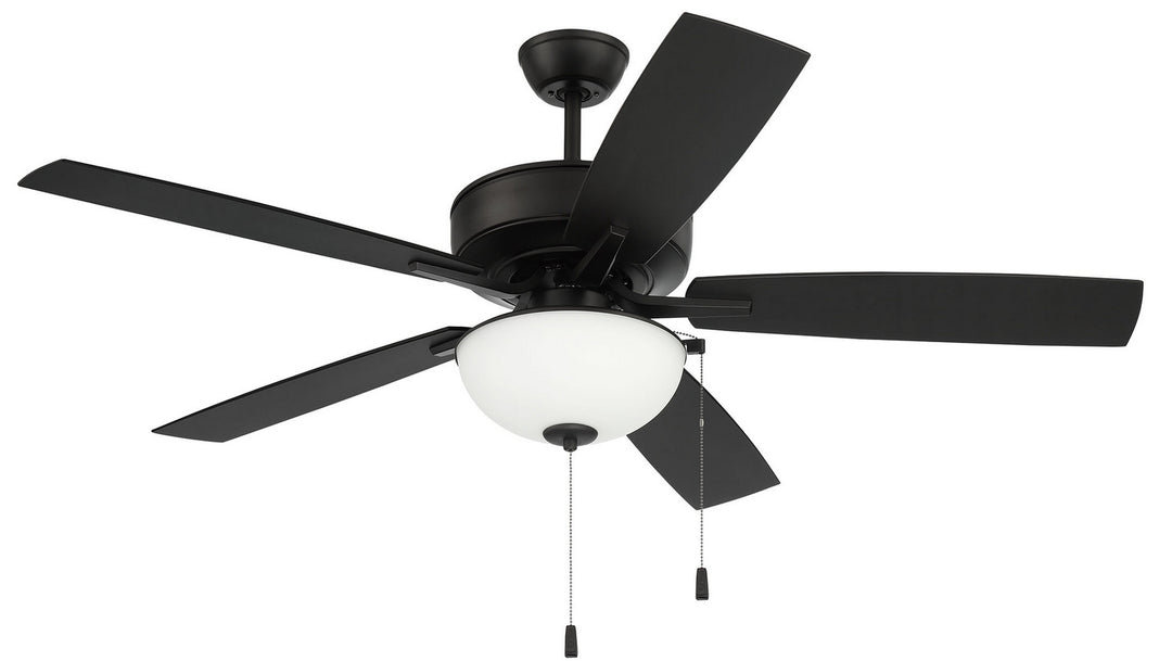 Craftmade Outdoor Pro Plus 211 OP211FB5 Ceiling Fan 52 - Flat Black, Flat Black/Flat Black/