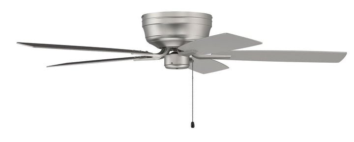 Craftmade Pro Plus Hugger 52 PPH52BN5 Ceiling Fan 52 - Brushed Satin Nickel, Brushed Nickel/Greywood/