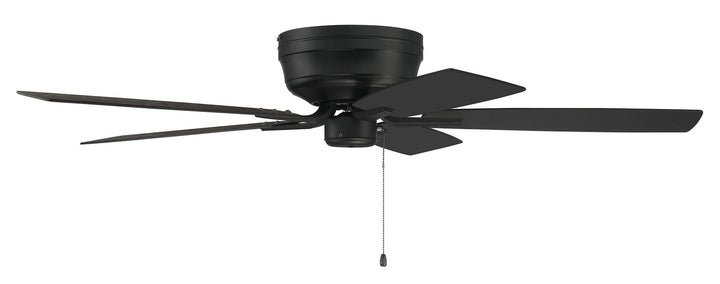 Craftmade Pro Plus Hugger 52 PPH52FB5 Ceiling Fan 52 - Flat Black, Flat Black/Greywood/