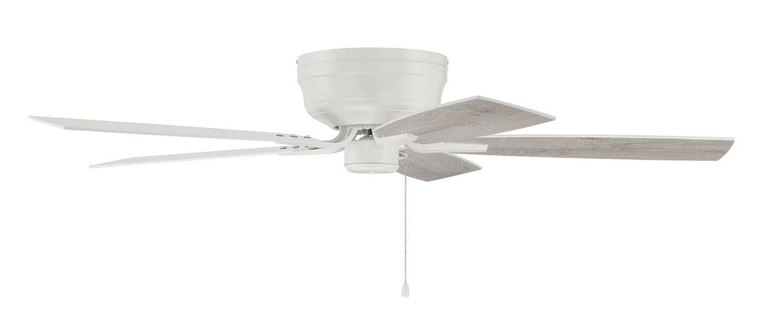 Craftmade Pro Plus Hugger 52 PPH52W5 Ceiling Fan 52 - White, White/Washed Oak/