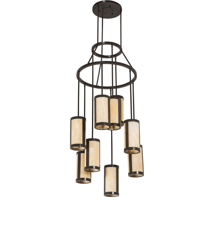 Meyda Tiffany Cartier 246501 Chandelier Light - Timeless Bronze