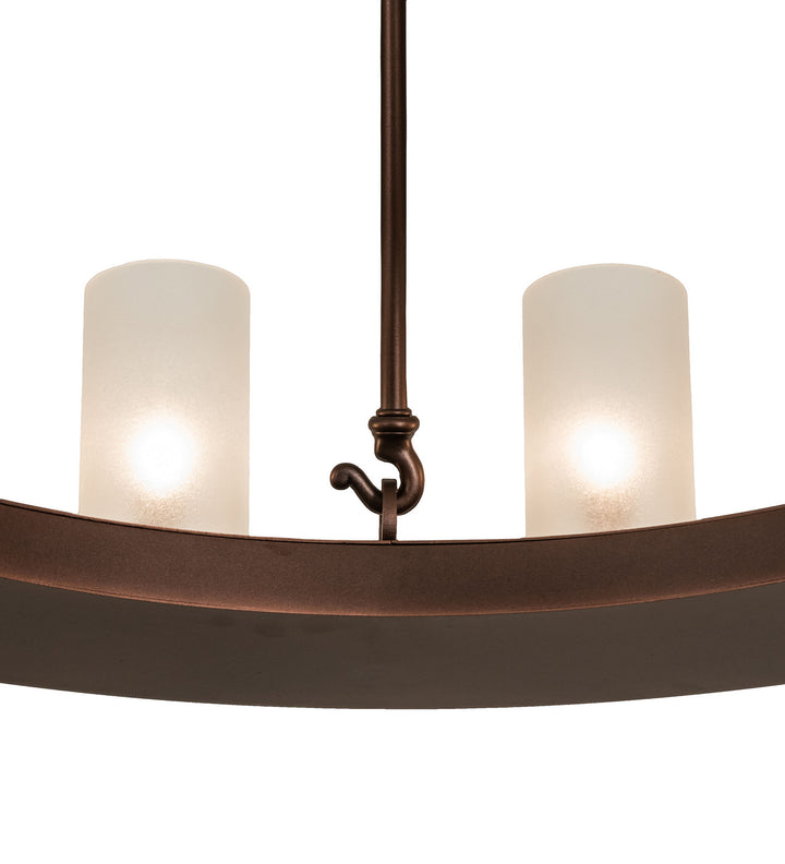 Meyda Tiffany Loxley 247663 Chandelier Light - Mahogany Bronze