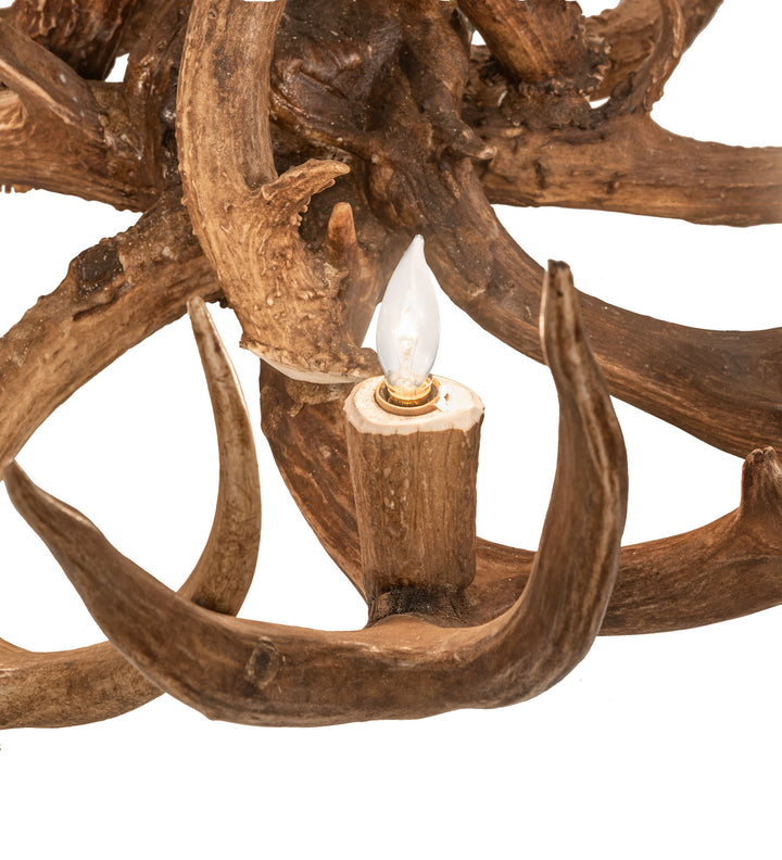 Meyda Tiffany Antlers 247856 Chandelier Light -