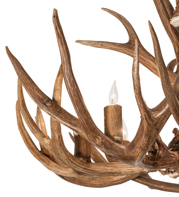 Meyda Tiffany Antlers 247856 Chandelier Light -