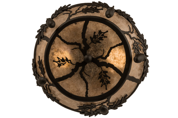 Meyda Tiffany Oak Leaf & Acorn 250665 Ceiling Light - Oil Rubbed Bronze