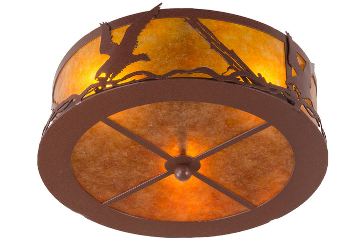 Meyda Tiffany Strike Of The Eagle 250694 Ceiling Light - Red Rust