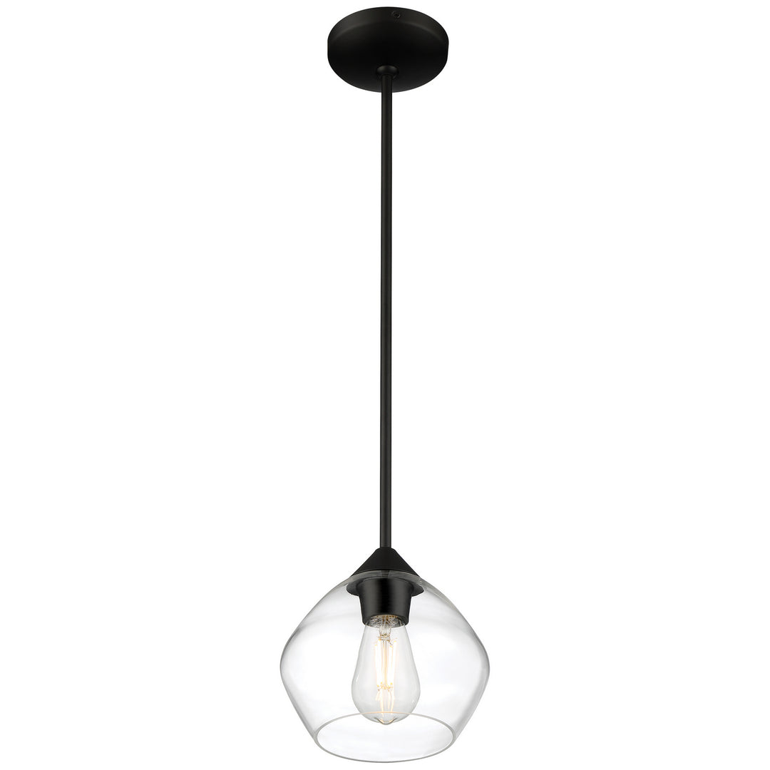 Access Vintage 28103LEDDLP-MBL/CLR Pendant Light - Matte Black