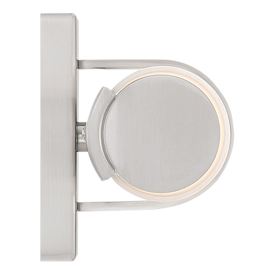 Access Escape 62520LEDD-BS/OPL Bath Vanity Light 17 in. wide - Brushed Steel