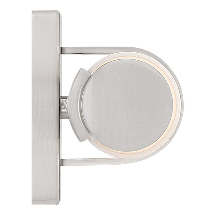 Access Escape 62520LEDD-BS/OPL Bath Vanity Light 17 in. wide - Brushed Steel