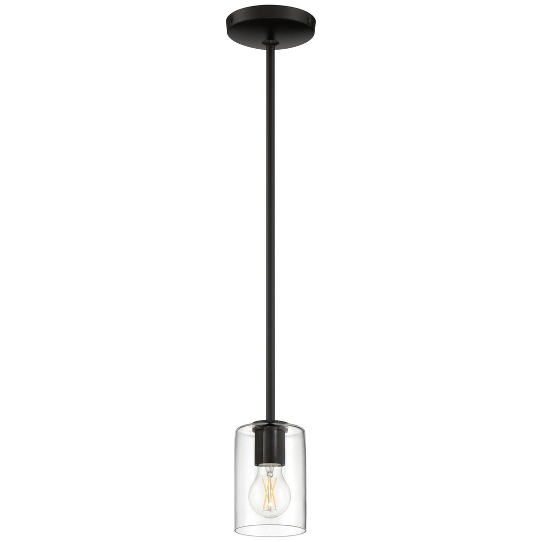 Access Oslo 62585LEDDLP-MBL/CLR Pendant Light - Matte Black