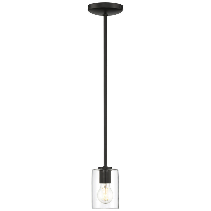 Access Oslo 62585LEDDLP-MBL/CLR Pendant Light - Matte Black