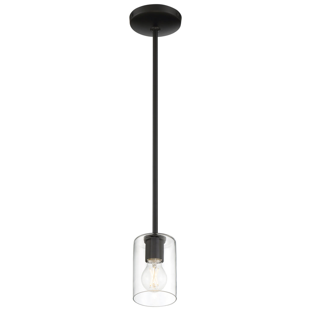 Access Oslo 62585LEDDLP-MBL/CLR Pendant Light - Matte Black