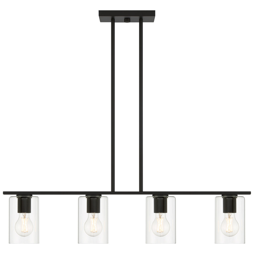 Access Oslo 62586LEDDLP-MBL/CLR Pendant Light - Matte Black