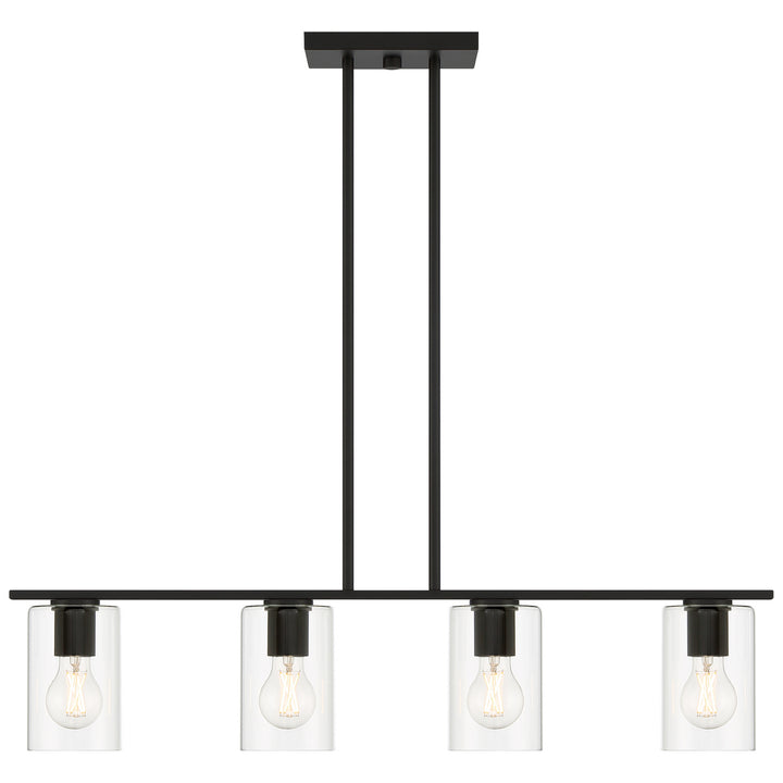 Access Oslo 62586LEDDLP-MBL/CLR Pendant Light - Matte Black