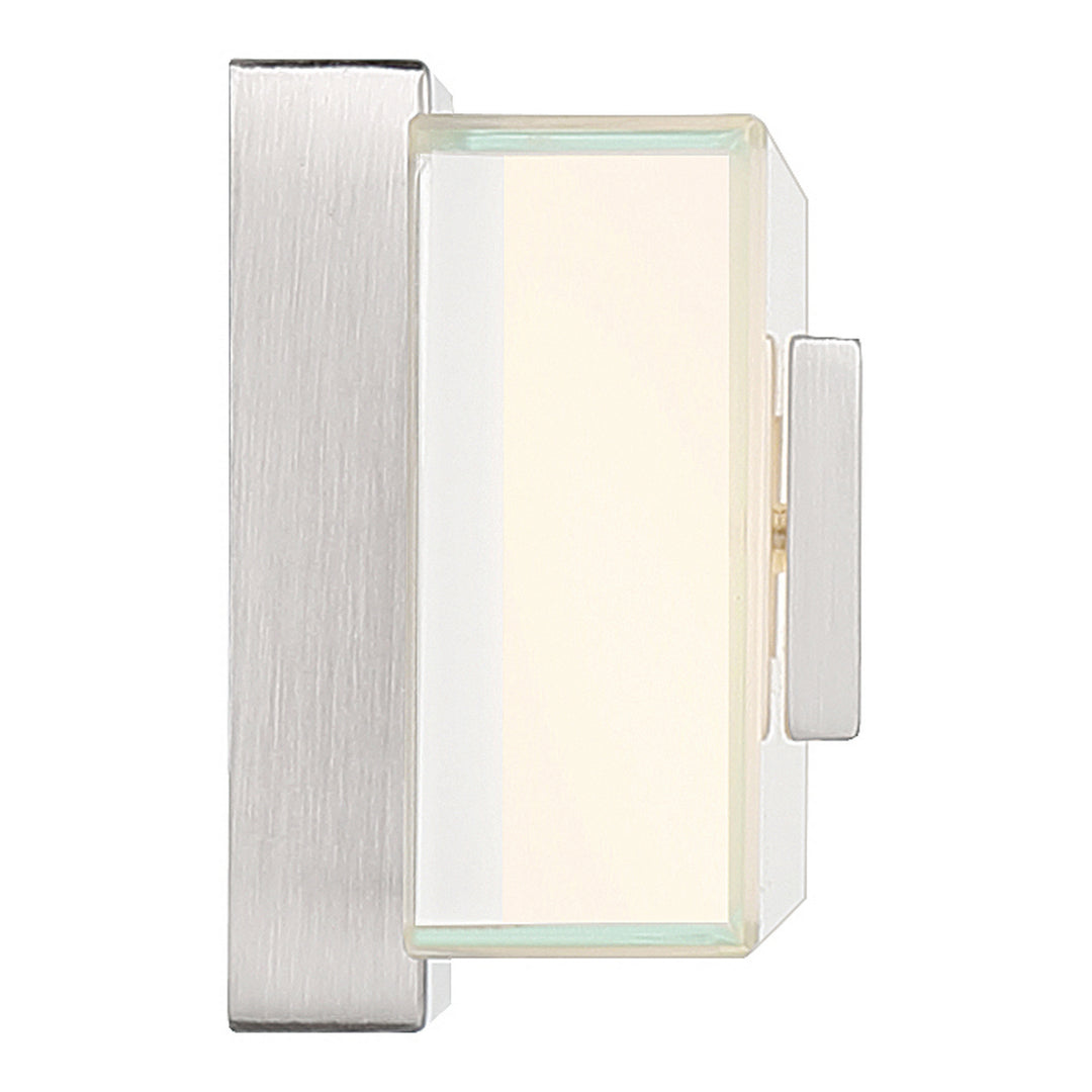 Access Restore 62611LEDD-BS/OPL Bath Vanity Light 18 in. wide - Brushed Steel