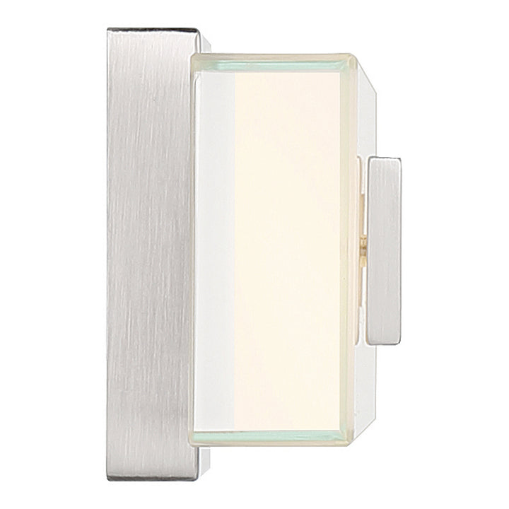 Access Restore 62611LEDD-BS/OPL Bath Vanity Light 18 in. wide - Brushed Steel