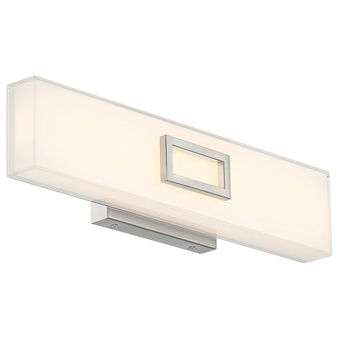 Access Restore 62611LEDD-BS/OPL Bath Vanity Light 18 in. wide - Brushed Steel