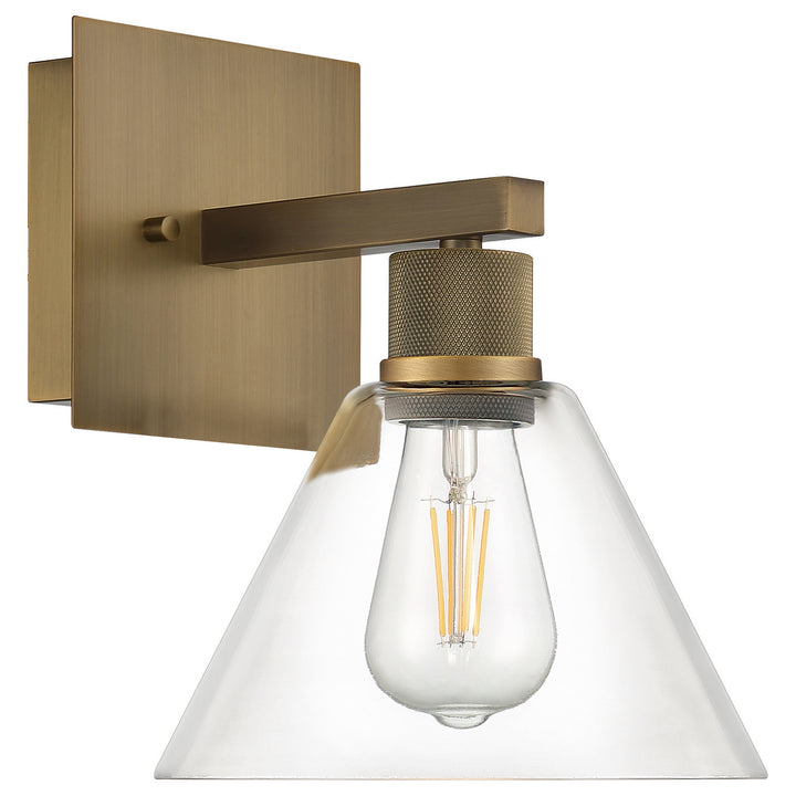 Access Port Nine Martini 63143LEDDLP-ABB/CLR Wall Sconce Light - Antique Brushed Brass