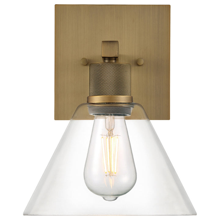 Access Port Nine Martini 63143LEDDLP-ABB/CLR Wall Sconce Light - Antique Brushed Brass