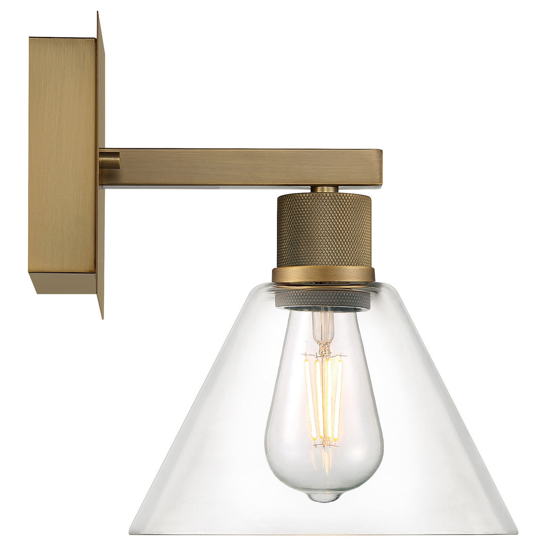 Access Port Nine Martini 63143LEDDLP-ABB/CLR Wall Sconce Light - Antique Brushed Brass