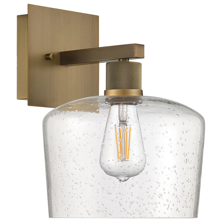 Access Port Nine Chardonnay 63144LEDDLP-ABB/SDG Wall Sconce Light - Antique Brushed Brass