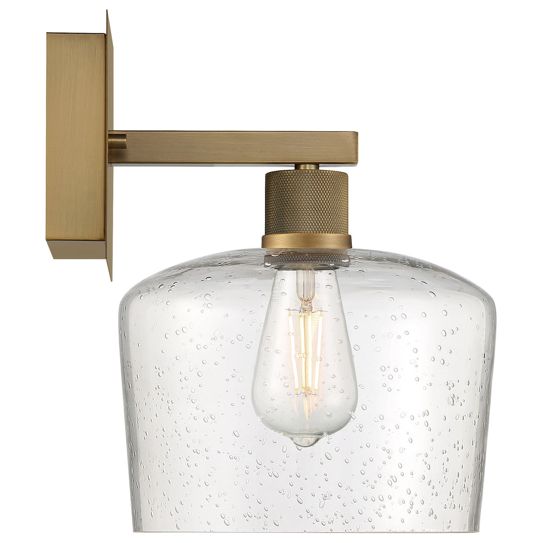 Access Port Nine Chardonnay 63144LEDDLP-ABB/SDG Wall Sconce Light - Antique Brushed Brass