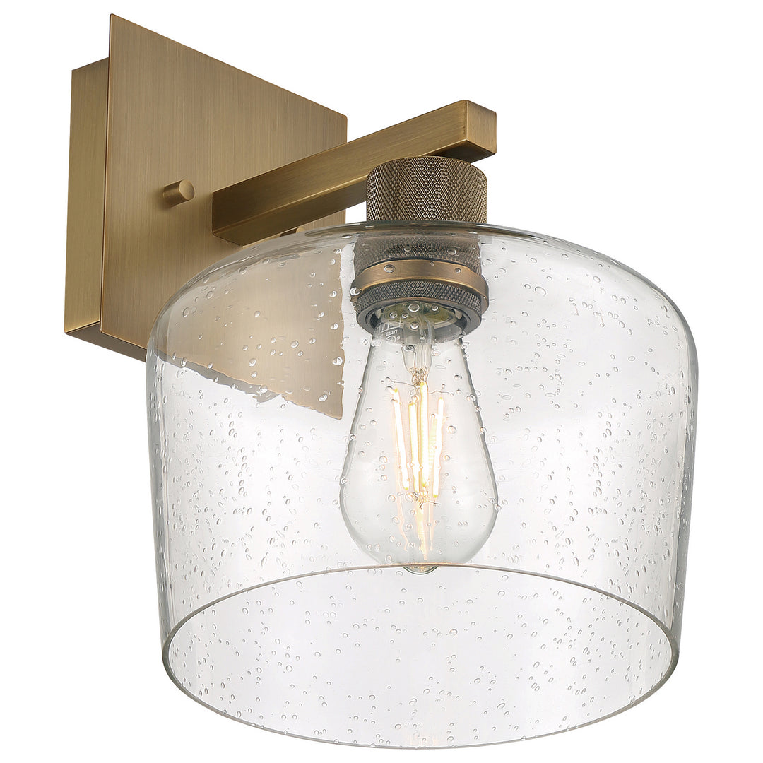 Access Port Nine Chardonnay 63144LEDDLP-ABB/SDG Wall Sconce Light - Antique Brushed Brass