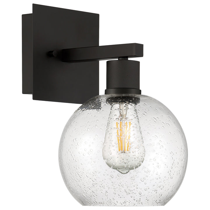 Access Port Nine Burgundy 63145LEDDLP-MBL/SDG Wall Sconce Light - Matte Black