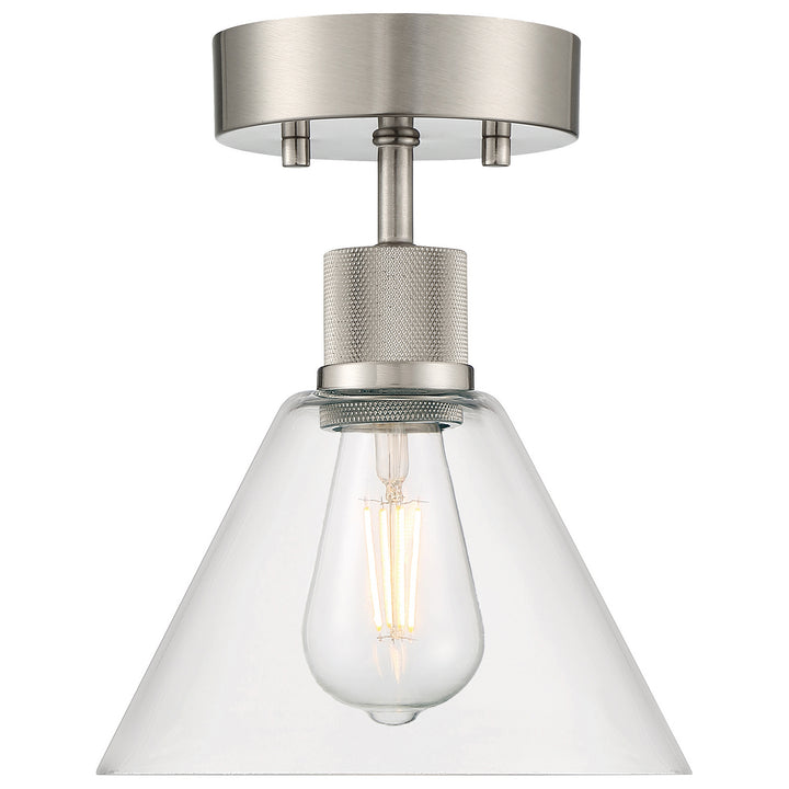 Access Port Nine Martini 63146LEDDLP-BS/CLR Ceiling Light - Brushed Steel