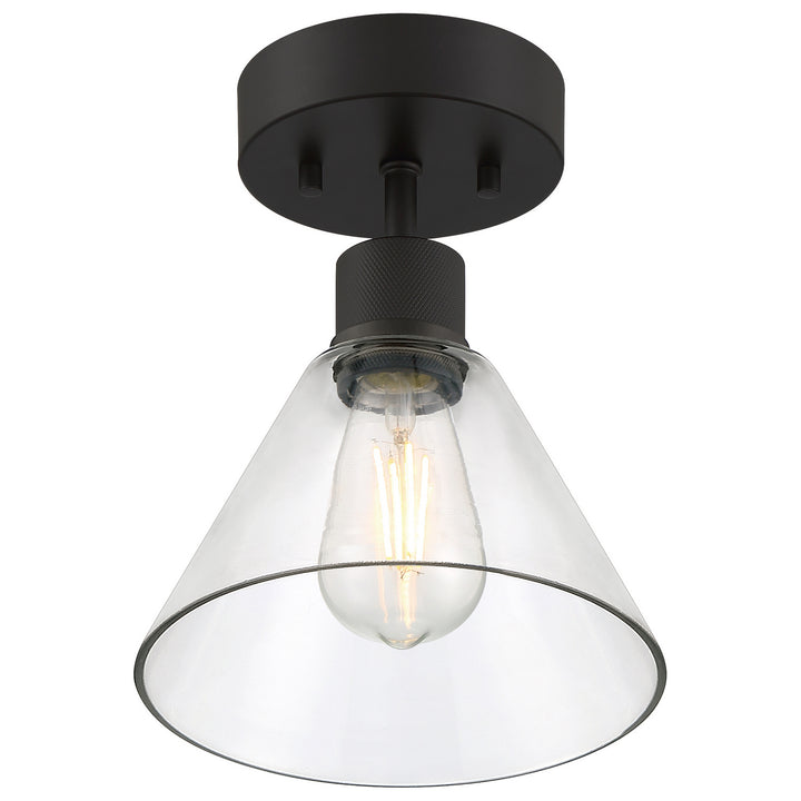 Access Port Nine Martini 63146LEDDLP-MBL/CLR Ceiling Light - Matte Black